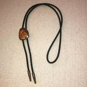 Vintage Copper Ore Bolo Tie